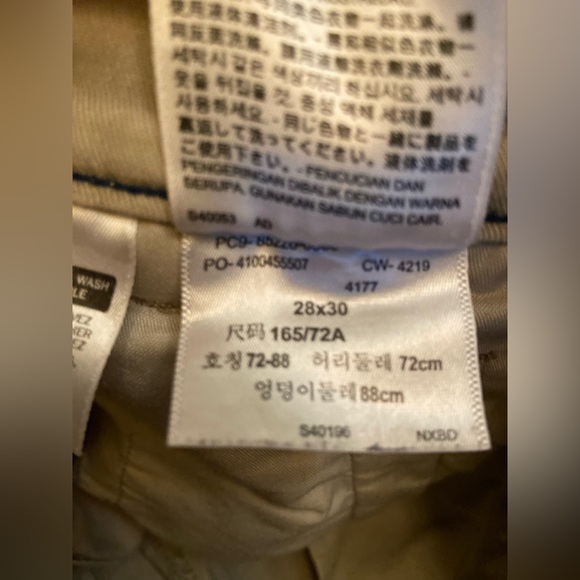 Men's Levi's XX Chino Standard Tapered Chino Pants hard find size 28x30 2 pairs - Picture 4 of 7